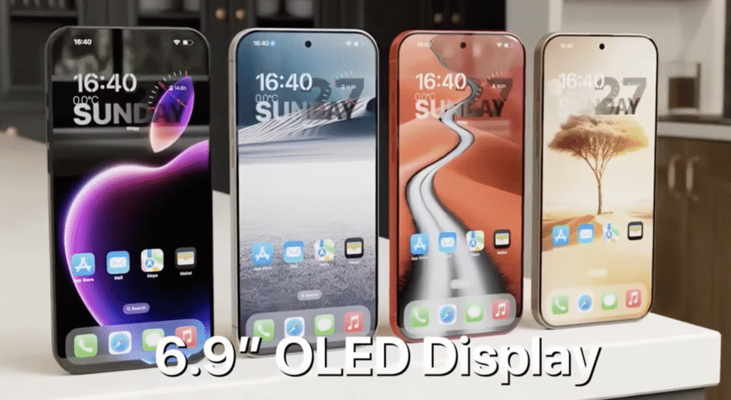 iPhone 17 pro max display
